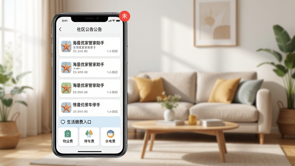 �����żҹܼ���������������ɷѽ��棬������һ���ֻ���Ļ��ʾ���������б���ÿ�������б���ͷ���ʱ�䣬�·�������ɷ���ڣ���ʾ��ҵ�ѡ�ͣ���ѡ�ˮ��������ɷ���Ŀ����Ļ�Ϸ�����Ŀ��δ����Ϣ�����ʾ����������ܰ�Ŀ���������������ִ������ʸɾ��������޶�������Ԫ��