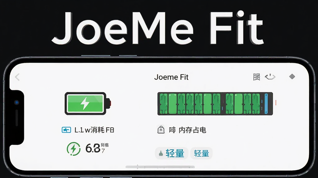 Joeme Fit ��������ʡ��չʾ������Ϊ�ֻ���Ļ��ʾ�������ͳ�ƺ��ڴ�ռ�ý��棬�������Ϊ���ͼ�꣬�Ҳ�Ϊ�ڴ������Ű��࣬���Ƽ��У�ϸ�ڰ����ͺĵ��ʶ��������ǩ�����ʸɾ��޶���Ԫ�أ���������Joeme Fit������
