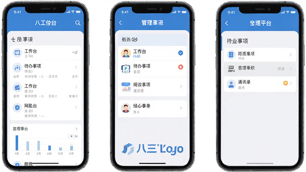 ��������ƽ̨ �ֻ�Ӧ�������� չʾ����̨ �������� ͨѶ¼ ��ҵlogo ������ɫ ��ƽ����� �������ֱ�ǩ �ִ������� �ɾ��޶���Ԫ�� ���廭��