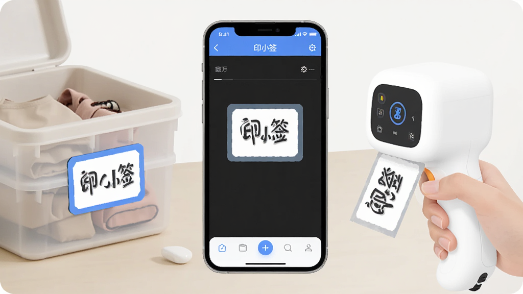 һ��չʾ��ӡСǩ��App������������ǩ��ӡ�����ӳ�����ͼƬ�������������ֻ���Ļ��ʾ��ǩ�༭���棬����Ǽ������ɺ����д�ӡ�õı�ǩ���Ҳ����ֳ�������ǩ��ӡ�����ڴ�ӡ�����岼������������ִ���ƽ��ϸ��Բ�󣬻��ʸɾ��޶���Ԫ�ء�