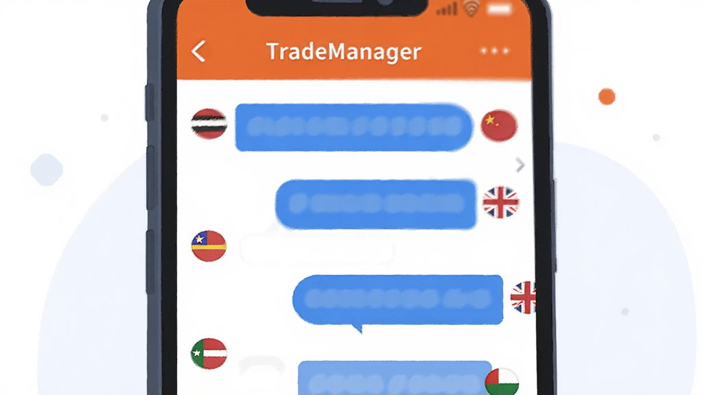 һ��չʾ��������App��ʱ��ͨ����Ĳ廭��������һ���ֻ���Ļ��ʾ�ŶԻ��б���ÿ���Ի������Ա��в�ͬ���ҵĹ���ͼ�꣬��Ļ�Ϸ��С�TradeManager���������������ƽ�����Գ�ɫ����ɫΪ����ϸ�����������ʸɾ����������