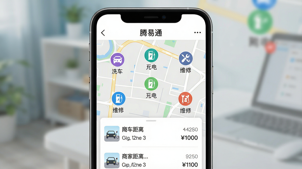 һ��AI���ɵ��ֻ�Ӧ�ù���չʾͼ�����������ǡ�����ͨ��App�ĸ��������ͼ���棬��ͼ�ϱ�ע�˶��ϴ������硢ά�޵�ͼ�꣬�·������б���ʾ�̼Ҿ���ͼ۸񣬲��ֲ��õ�ͼ�ӿ�Ƭʽ��ƣ���������죬ϸ��ͼ�����������ʸɾ��������黯������ͻ���������ơ�����ͨ���ڶ�����������