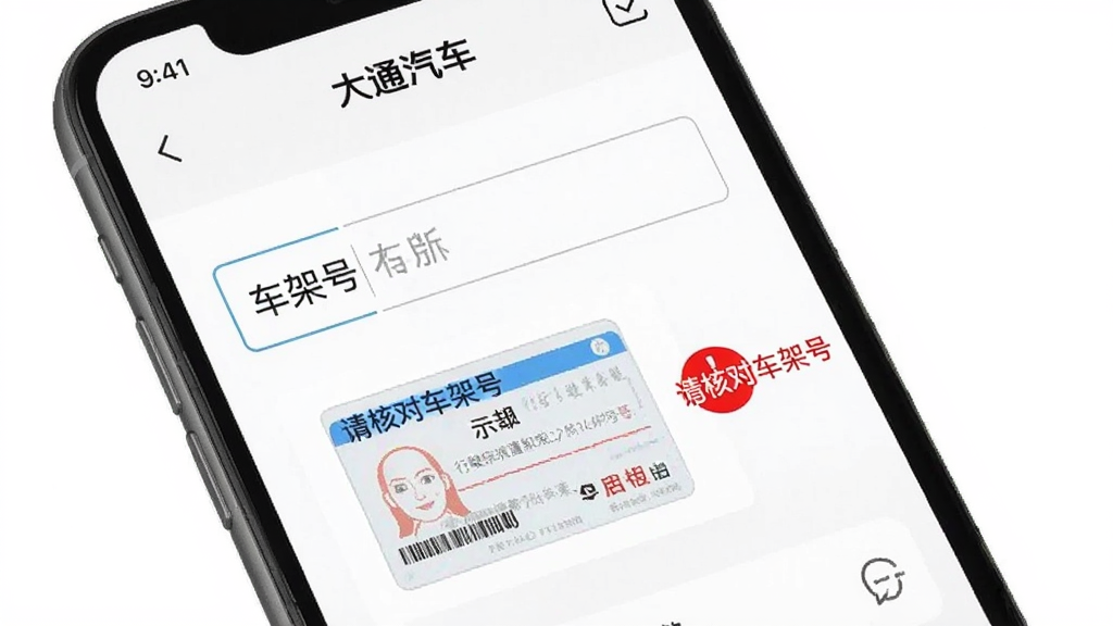 �ֻ���Ļ��ʾ����ͨ������App�ĳ�����ҳ�棬ҳ�����г��ܺ���������ʻ֤ʾ��ͼ���Ա��к�ɫ��̾����ʾ����˶Գ��ܺš�������Ϊ���İ�ɫ���棬�������ֱ�ۣ����ʸɾ�