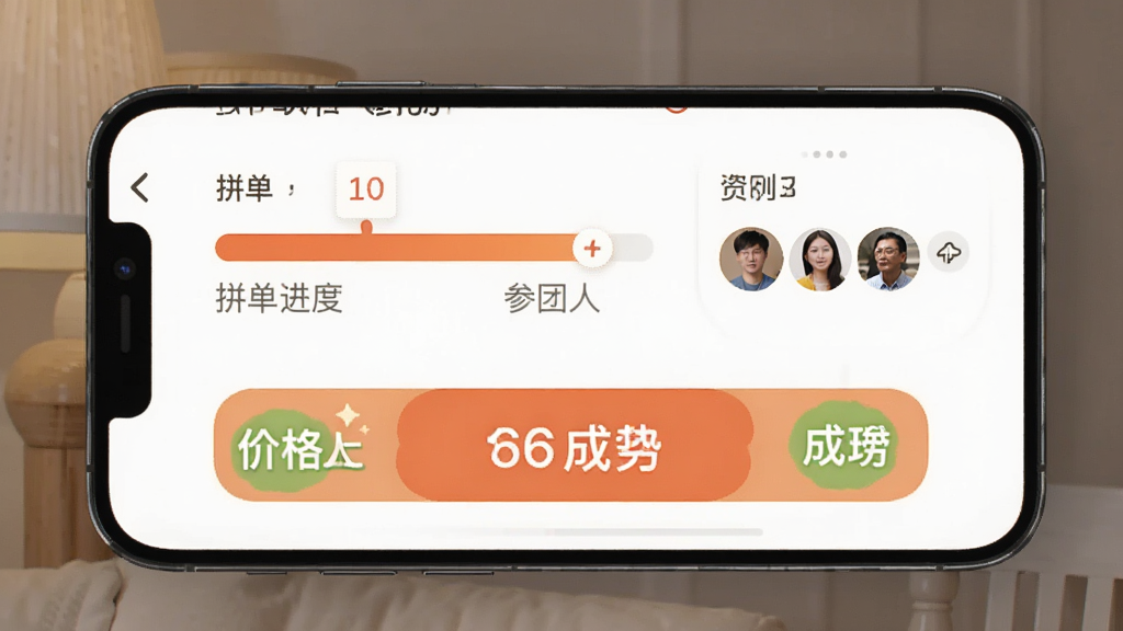 �ȴ�ƴҩҩ App ƴ��ҳ��չʾ������Ϊ�ֻ����棬����չʾƴ���������Ͳ�����ͷ���Ű�ͻ���۸�Աȣ�������������ϸ����ƴ���ɹ���ʶ�����ʸɾ��޶���Ԫ��