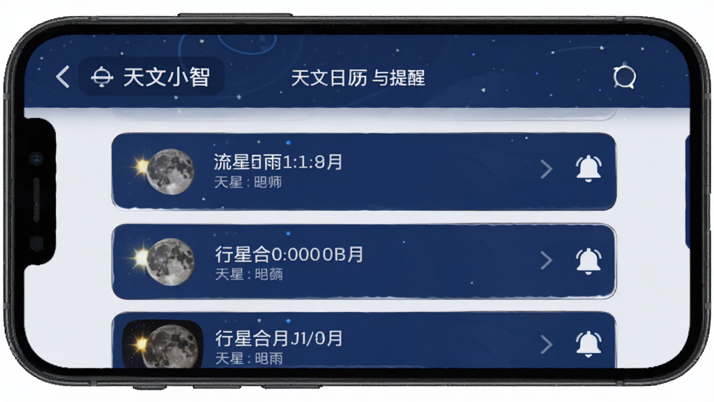 ����С�� �������������ѽ��棬�ֻ���Ļ��ʾ��һ�������б��������ע�������ꡢ��ʳ�����Ǻ��µ������¼���ÿ���¼��Ա���һ��С����ͼ�꣬������ɫ�������Ͱ�ɫΪ������������������ʸɾ����޶���Ԫ��