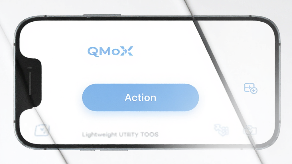 A clean and minimal mobile app interface mockup for an app called