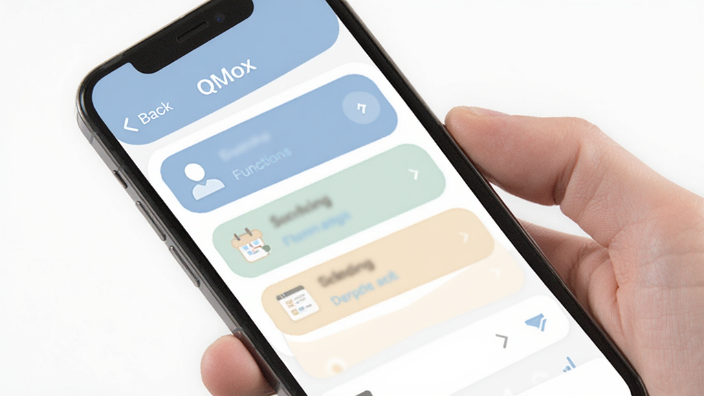 A user-friendly mobile app interface for