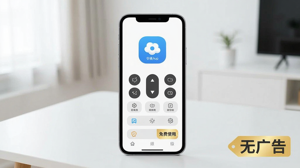 �ֻ���Ļչʾ�յ�ң������ͨ��App�ĸɾ����棬��Ļ�Ϸ�û�й�������·����ܰ�ť�������룬�������С����ʹ�á����޹�桹������ǩ�������Ǽ�Լ���棬��񼫼���ˬ�����ʸɾ�