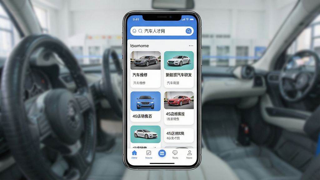 �����˲���App���Ľ���ȫòչʾ��������һ�������ֻ���Ļ����Ļ����ʾ�����˲�����ҳ������������д�š������˲��������м�չʾ����ά�ޡ�����Դ�����з���4S�����۵ȸ�λ��Ƭ�б����ײ����������������ֲ������½ṹ���Ű��࣬����ִ���ƽ����ϸ��Բ�󣬻��ʸɾ����޶���Ԫ�ء�