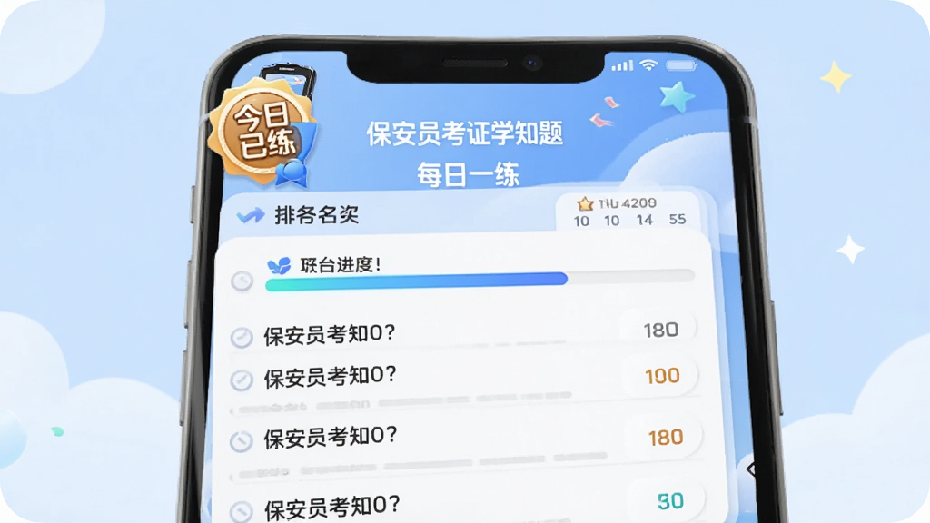����Ա��֤ѧ֪��ÿ��һ�����棬�ֻ���Ļ��ʾʮ����Ľ����������а����Σ���Ļ�Ϸ��С��������������£�����Ϊ����ɫ�������켤���򣬻��ʸɾ��޶���Ԫ��