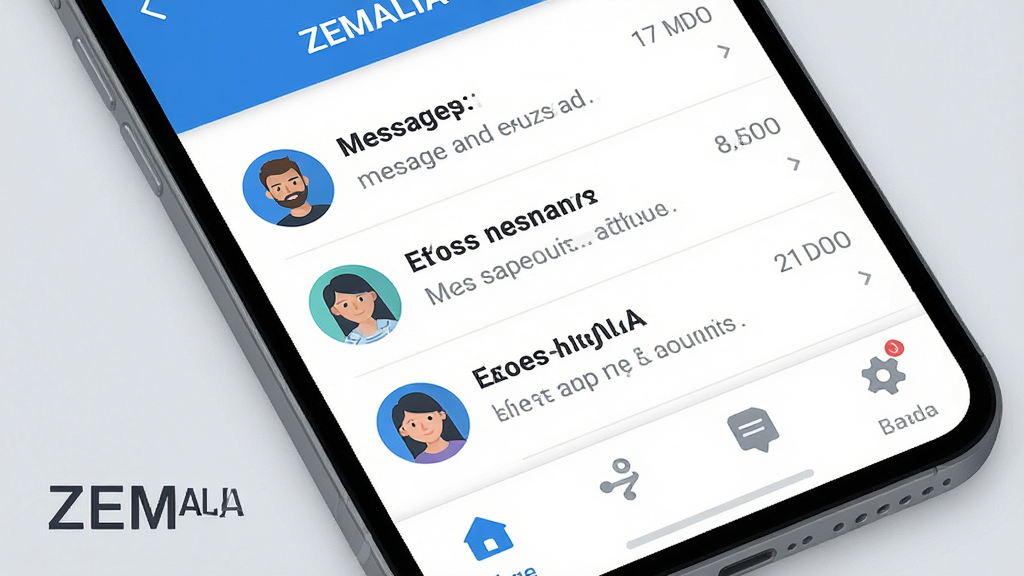 һ��չʾZEMALIA������ˬ�����ֵ�ͼƬ���������ֻ���Ļ��д����Ļ��ʾZEMALIA�������б����棬����ɾ����࣬������ɫ��ÿ��������Ŀ�����Բ��ͷ���Ҳ�����ϢԤ����ʱ�䣬�ײ�������ͼ��������������ǳ��ɫ������ִ���ƽ�����ʸɾ����޶���Ԫ�أ�ͼƬ�д����֡�ZEMALIA��