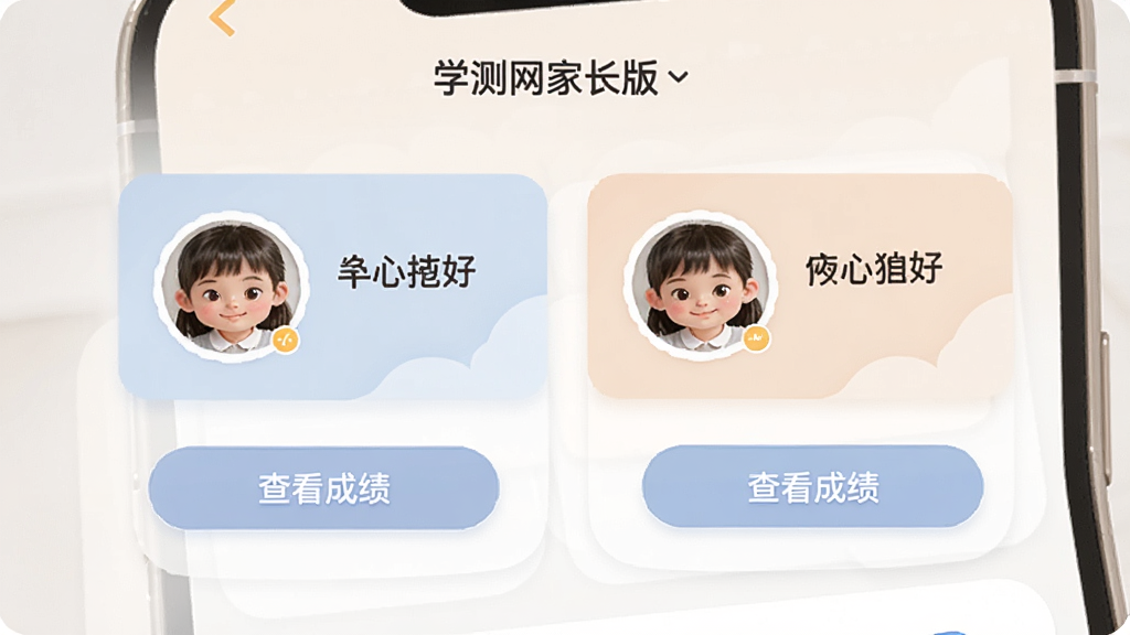 ѧ�����ҳ���ຢ�ӹ������棬�ֻ���Ļ��ʾ��������ͷ���������Ƭ���·��ֱ��в鿴�ɼ���ť���������룬��ɫ��ͣ�ϸ��Բ�󣬻���������