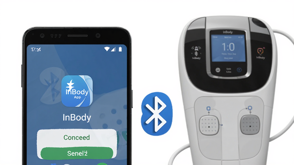 InBody App��׿�ֻ���װ���������Ӳ���ʾ��ͼ��������һ����׿�ֻ���ʾApp��װ��ɽ��棬�Ա�������ͼ���InBody������豸���ֻ���Ļ��ʾ��InBody��Appͼ������ӳɹ���ʾ����������ɫ���������ֱ�ۣ����ʸɾ��޶���Ԫ��