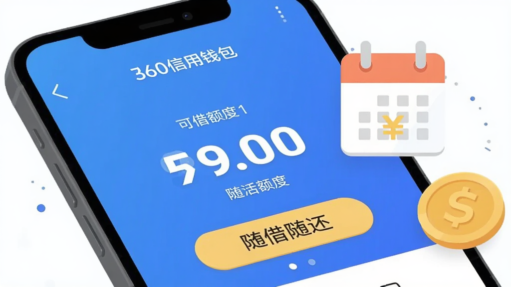 360����Ǯ�����ҳ��չʾ�������ص㣬�ֻ���Ļ����ʾ�ɽ������ֺ�����滹��ť���Ա�������ͼ��ͽ��ͼ�꣬��ɫ���䱳������ƽ���廭��񣬻���ɾ����࣬�޶���Ԫ��