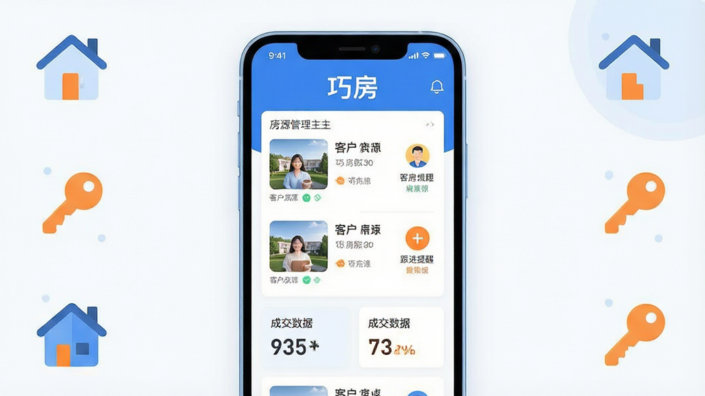 һ��չʾ�ɷ���������ȫò��ͼƬ���������ֻ���Ļ��ʾ�ɷ�APP�ķ�Դ���������棬��Ļ�Ϸ��С��ɷ������ֱ�ʶ�������а�����Դ�б����ͻ�ͷ�񡢸�������ͼ��ͳɽ�����С��Ƭ�����ֲ��þ����ֻ�չʾ�����ܻ��Ƽ�Լ���ݺ�Կ��Сͼ����Ű淽ʽ�����Ϊ�ִ���ƽ���Ƽ��磬ϸ�����ֻ��߿�Բ��ͼ����������ɫ������Ϊ����׺��ɫ�����ʸɾ������޶���Ԫ��