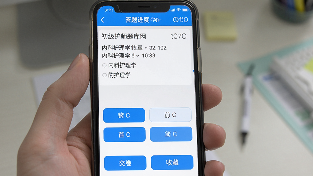 �ֻ���Ļ��ʾ������ʦ�����APP������棬��Ŀ����չʾһ�������ڿƻ���ѧ�ĵ�ѡ�⣬�·��ĸ�ѡ�ť���ײ��н������ղذ�ť�����Ͻ���ʾ����ʱ�ʹ�����ȣ�������ˬ�޹�棬������ɫ���������������ʸɾ��޶���Ԫ��