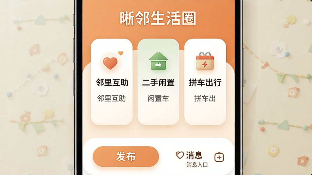һ��չʾ����������Ȧ������ȫò��ͼƬ�����岼��Ϊ�ֻ���Ļ��չʾ������̬��Ϣ���������ǡ���������Ȧ�����ֱ�ʶ���м������ﻥ�����������á�ƴ�������������ܿ�Ƭ���ײ��Ƿ�����ť����Ϣ��ڡ��Ű������������ܰ�ִ���ϸ��Բ�󣬻��ʸɾ����޶���Ԫ�ء�