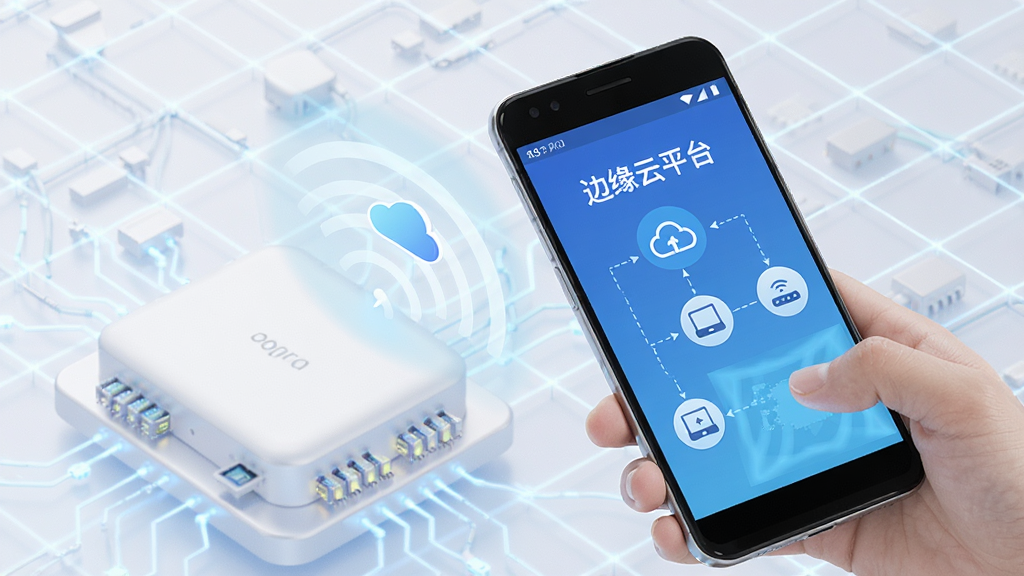 һ��չʾ��Ե��ƽ̨�豸���빦�ܵ�ͼƬ��������һ����׿�ֻ�����ɨ�踽���豸����Ļ����ʾ����Ե��ƽ̨������Ͷ���豸ͼ���������ӣ�������ǳɫ�Ƽ������񣬷�����ִ��������������޶���Ԫ��