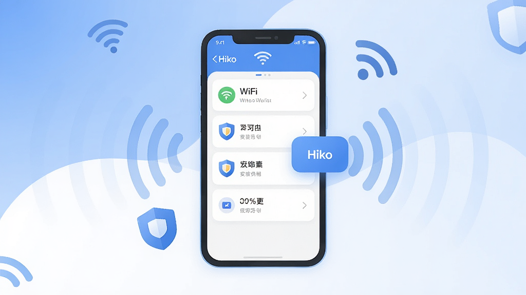 һ��չʾHiko����������Ĳ廭������������һ�����������ֻ���Ļ����Ļ����ʾ��Hiko��WiFi�б����棬�б����������Ա���һ����Ŀ�����Ӱ�ť���ֻ���Χ������WiFi�źŲ��ƺͶ���ͼ�������ȫ����������͵����׽��䣬����ִ���ƽ��ϸ��Բ�󣬻��ʸɾ��޶���Ԫ�ء�