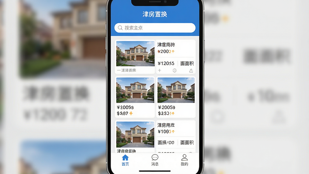 һ���ֻ�Ӧ�ý����ͼ����������չʾ�����û���APP����ҳ���������������м��Ƿ�Դ�б���Ƭ��ÿ�ſ�Ƭ��������ͼƬ���۸�������Ϣ���ײ��С���ҳ������Ϣ�����ҵġ�����������ť��������ɫ������Ϊ����������ִ������ʸɾ��������޶���Ԫ��