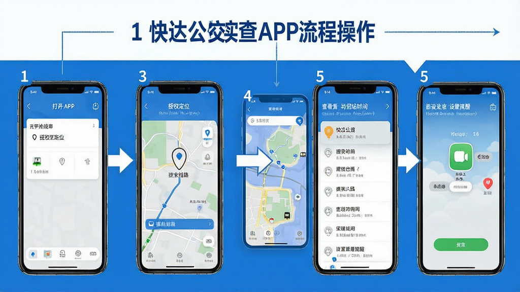 һ���ֻ���Ļ¼�Ʒ���ͼƬ��չʾ��﹫��ʵʱ��APP�Ĳ������̣��Ӵ�APP����Ȩ��λ��������·���鿴��վʱ�䵽�������ѵ�������裬ÿ���������ֻ������ͼ��ʾ�����м�ͷ��������ű�ע��������̳�����Ϣͼ��������ɫ�����������ɾ����޶���Ԫ��