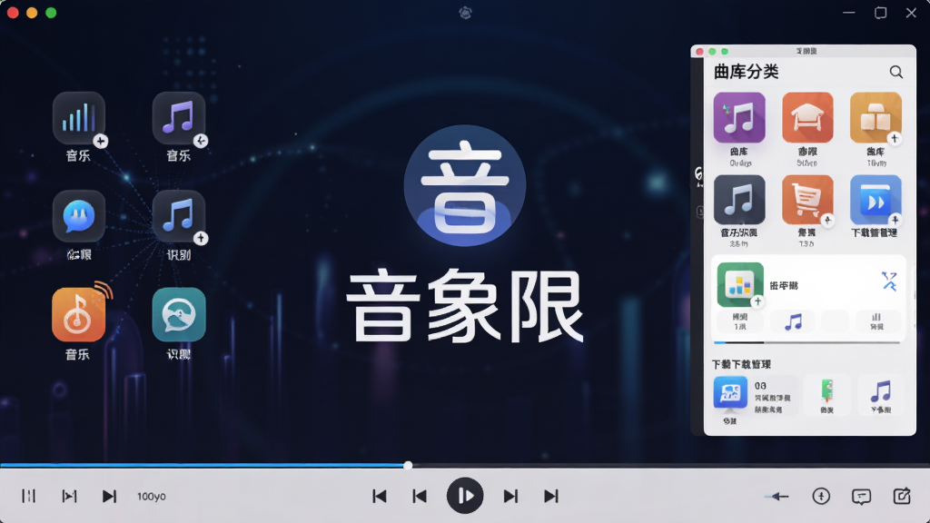 ����������������ȫòչʾ�����������������޵�Logo�����ơ������ޡ�������������ɫ���������չʾ����ʶ����ͼ�꣬�Ҳ�չʾ�����������ع������棬�ײ��в��ſ����������岼��������࣬����ִ��Ƽ��У����ʸɾ��޶���Ԫ��