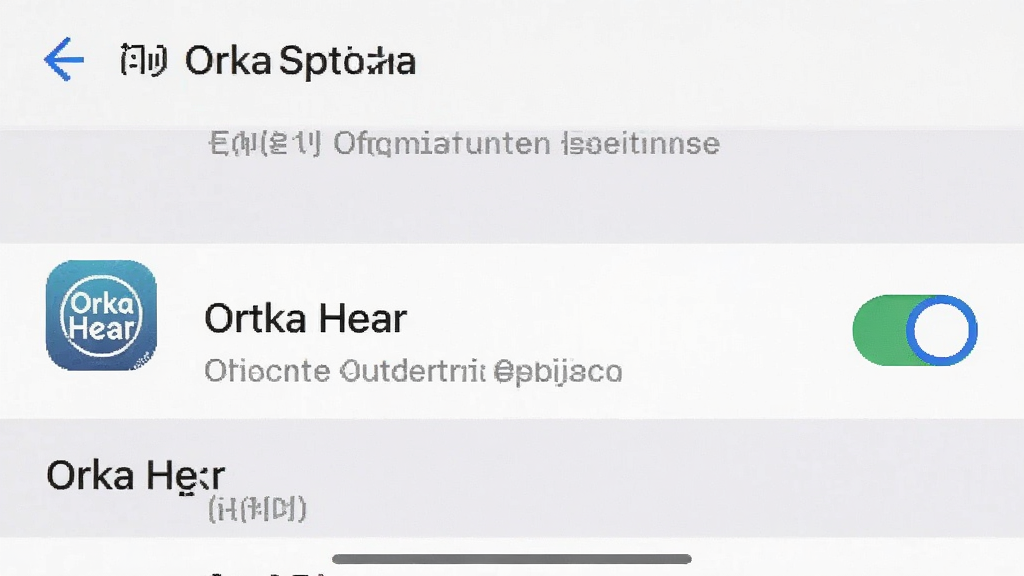 һ���ֻ����ý���Ľ�ͼ����������ʾ����Ϊ Orka Hear ��������Ż�������������������ѡ���б��������������Ű��࣬���ƫ��ϵͳԭ�����棬ϸ���ϸ�����ʾ�� Orka Hear ��ͼ��Ϳ��ذ�ť�����ʸɾ��޶���Ԫ��