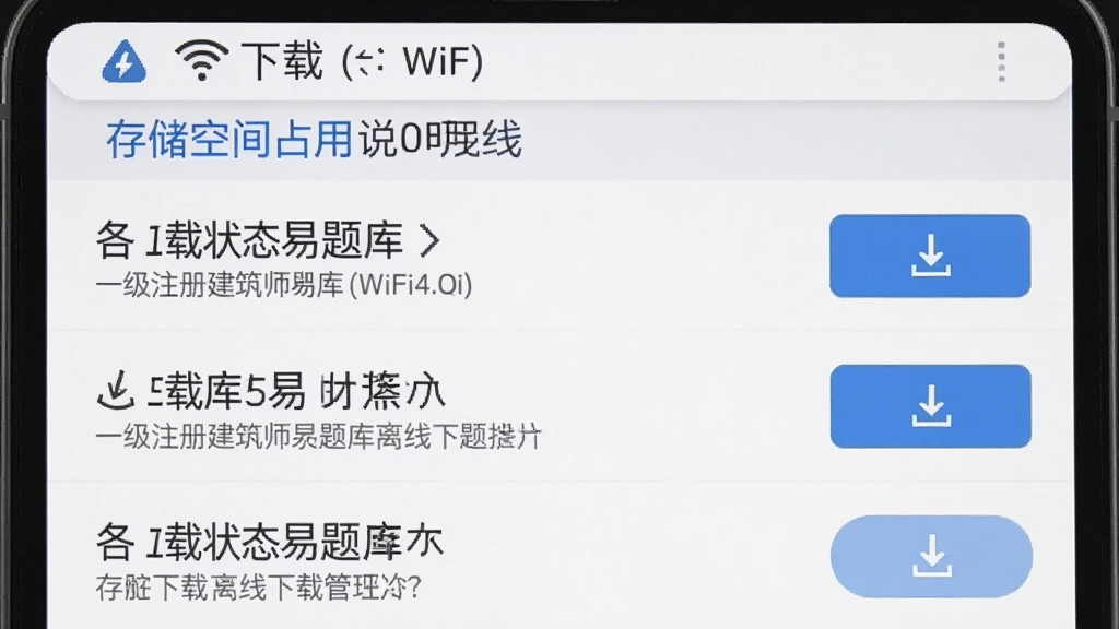 һ��ע�Ὠ��ʦ������������ع������棬�ֻ���Ļ��ʾ����Ŀ�������״̬�б���ÿ���Ҳ������ذ�ť�������ر�ʶ��������WiFi������ʾ�ʹ洢�ռ�ռ��˵���������԰�ɫΪ�ף���ɫ��ť��׺���������룬����˵�����������ʵ�ü�࣬���ʸɾ�