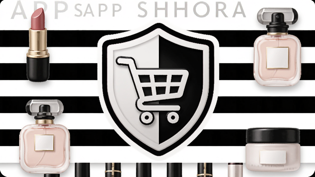 ˿ܽ��APP��Ʒ�̳ǽ��棬����������һ�����ﳵͼ������ƽ�ϵı�־��������˿ܽ����־�Եĺڰ����ƣ���Χ�����ſں졢��ˮƿ����˪�޵���ױ��Ʒ�����ɾ�������ϸ��Բ�󣬻����������޶���Ԫ��