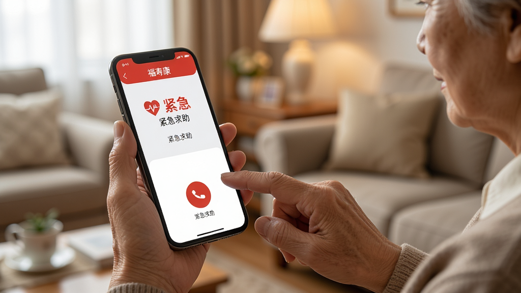 һλ�����û��ֳ��ֻ�����ָ��׼�������Ļ����Ŀ�ĺ�ɫ�������а�ť���ֻ�������ʾ�����ٿ���App�Ľ�������ҳ�棬��������ܰ�ļҾӻ�����������дʵ��ů��������ͣ�����������ͻ����ȫ�кͱ����