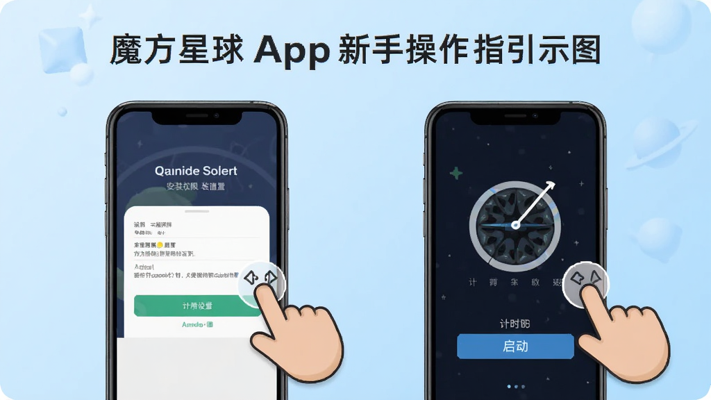 ħ������App���ֲ���ָ��ʾ��ͼ���������ֻ���Ļ��ʾ�Ű�װȨ�����ý���ͼ�ʱ���������棬�Ա�����ָ�����ͼ��ʾ�⣬������ǳ��ɫ���䣬���̳�˵���࣬���������ɾ�������
