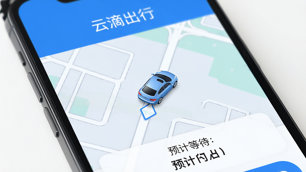 �Ƶγ���APP�г�������д���ֻ���Ļ��ʾ��ͼ����һ��С����ͼ������������ƶ�����Ļ�·���ʾԤ�Ƶȴ�ʱ�䣬�����������죬��ɫ��Ϊ��ɫ�Ͱ�ɫ�����ʸɾ��������޶���Ԫ��