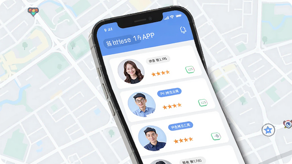 ָ�õ���APP����ʦ���б����棬�ֻ���Ļ��ʾ��ͼ��ʦ��ͷ���б���ÿ��ʦ�����о�������ֱ�ǩ�������ǳ��н�����ͼ������ƽ����ƣ�ɫ������ɫ�Ͱ�ɫΪ��������������ϸ�ھ��£����ʸɾ����޶���Ԫ��