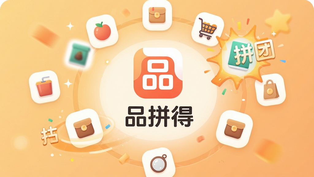һ��չʾƷƴ��App���Ľ����ͼƬ������������Ʒƴ�õ�Logo�����ơ�Ʒƴ�á�����Χ�����Ÿ�����Ʒͼ���ƴ�ųɹ��Ķ�̬Ч������������ܰ��ůɫ�������ּ�����ˣ�������ִ���ƽ����ƣ�ϸ��Բ�󣬻��ʸɾ��������޶���Ԫ��