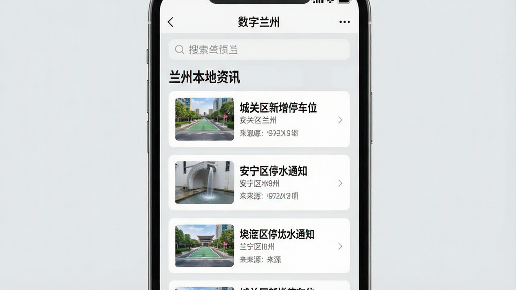 һ���ֻ������ͼ����ʾ���������ݡ�App����Ѷҳ�棬����Ϊ�����ݱ�����Ѷ����ҳ�����������������ſ�Ƭ���������ǹ�������ͣ��λ����������ͣˮ֪ͨ���ȱ��⣬ÿ����Ƭ�����Сͼ���Ҳ��Ǳ������Դ�����������������岼������������Ϊ����ɫ������ִ���࣬���ʸɾ��޶���Ԫ��