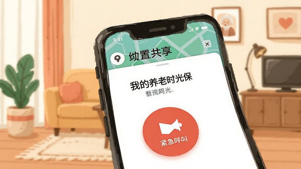 һ��AI���ɵĲ廭������������һ���ֻ���Ļ����Ļ����ʾ���ҵ�����ʱ�Ᵽ��Ӧ���ڵĽ������к�ɫ��ť�͵�ͼλ�ù������棬��������ܰ�ļ�ͥ���������ּ�࣬���Ϊ��ƽ��ʸ���廭�����ʸɾ��޶���Ԫ��