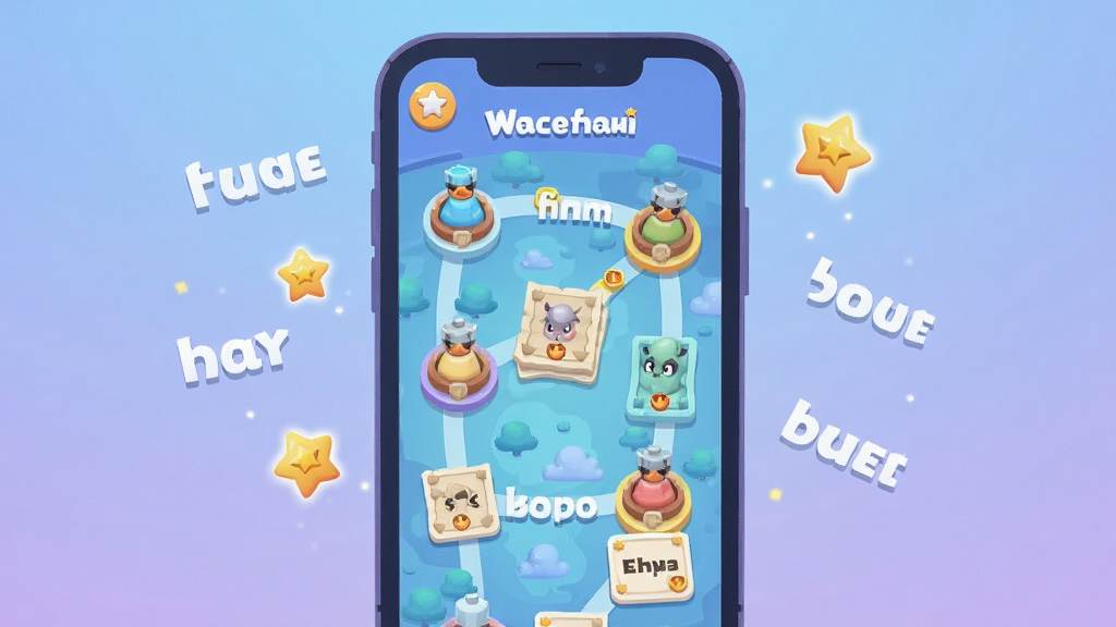 һ��չʾ���ʴ�ð��App���Ľ���ĺ��廭�������������ֻ���Ļ����Ļ����ʾ���ʴ�ð�յĴ��ص�ͼ���棬�п�ͨ���Ĺؿ��ڵ�͵��ʿ�Ƭ����ΧƯ����Ӣ�ĵ��ʺ����ǽ���ͼ�꣬��������͵�����ɫ���䣬���Ϊ��ƽ����ͨ��ϸ��Բ��ɰ������ʸɾ��������޶���Ԫ��