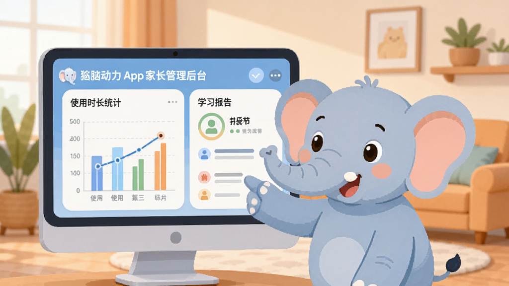 һ��չʾС������App�ҳ�������̨�����ͼƬ��������һֻ��ͨС��ָ����Ļ�ϵ�ʹ��ʱ��ͳ��ͼ����ѧϰ���棬��������ܰ�ļ�ͥ��������������������ִ���ƽ��ϸ��Բ�󣬻��ʸɾ����޶���Ԫ��