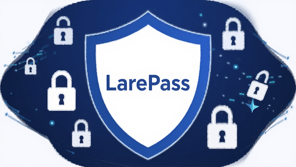 һ��չʾLarePass��˽��ȫ�������ܵ�ʾ��ͼ������������һ������ͼ�꣬�����ڲ���LarePass��������������Χ����������ͼ��ͼ��ܷ��ţ�����Ϊ����ɫ���䣬�����Ƽ��У����ʸɾ��޶���Ԫ��