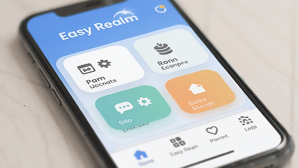 һ��չʾEasy Realm��������ֻ���ͼ���ͼƬ���������ֻ���Ļ�����ּ�࣬������