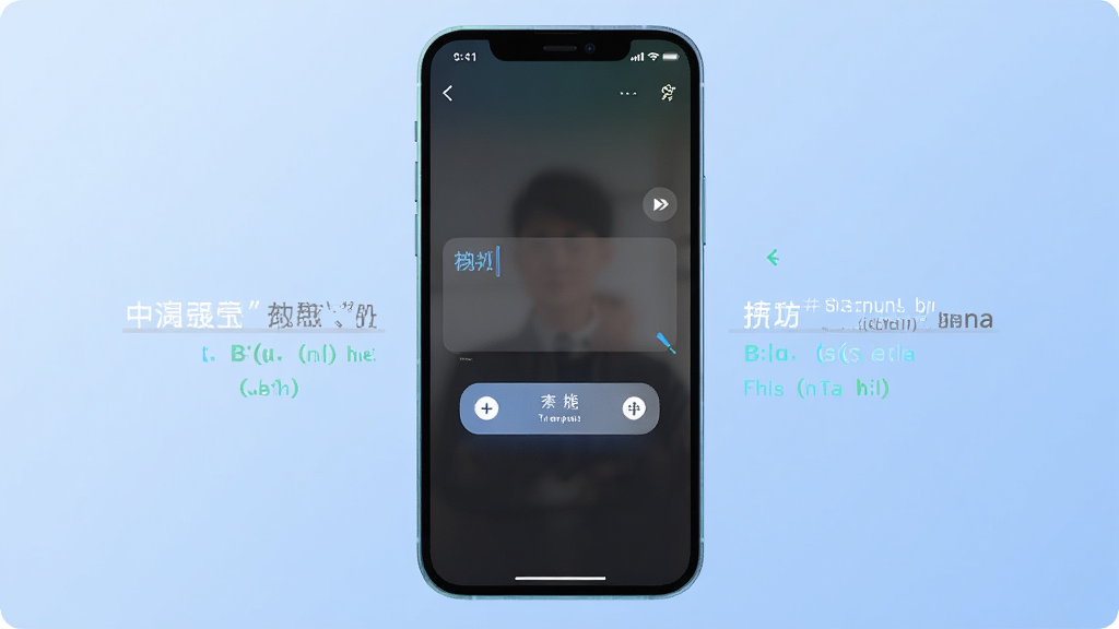 ������һ�������ֻ���Ļ����Ļ����ʾ�ŷ����յ�App���棬���������������ͷ��밴ť����������ֱ���ʾ���ĺ�Ӣ�ĵķ����������ּ�࣬�Ű���У�����Ǳ�ƽ���Ƽ��磬ϸ������Ļ��Ե��΢�⣬�����Ǹɾ���ǳ��ɫ���䣬�����������ɾ����޶���Ԫ��