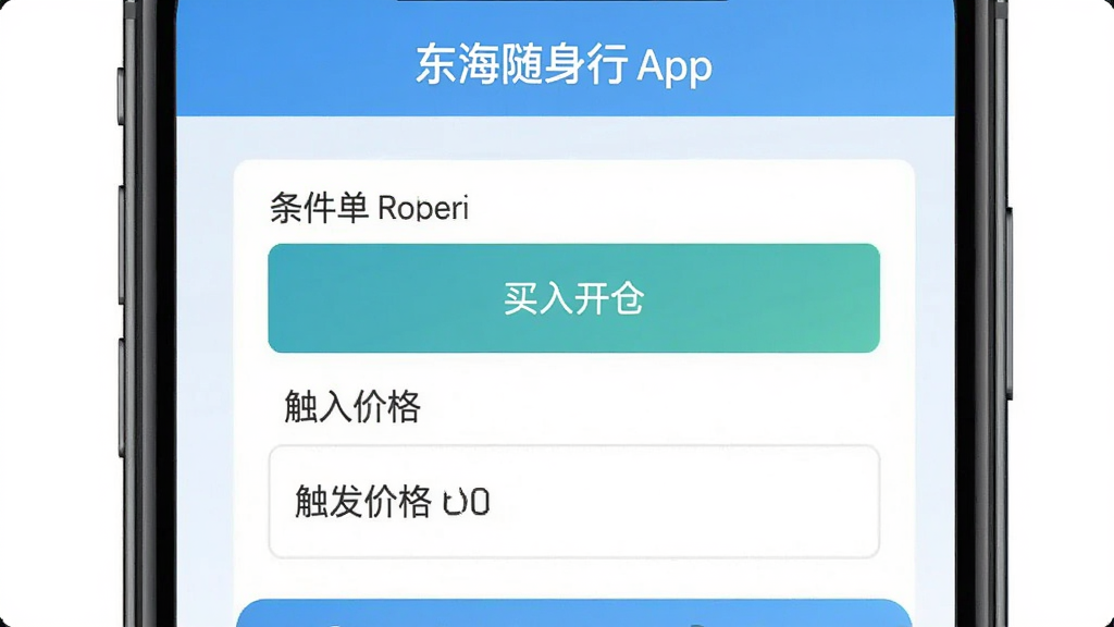 ����������App������������ҳ�棬�ֻ���Ļ��ʾ�����ü۸񴥷������ı���������ȷ�ġ����뿪�֡��͡������۸��ֶΣ��������������񣬱�����ǳ��ɫ�������ʸɾ��޶���Ԫ��