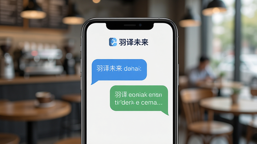 һ��չʾ����δ��ʵʱ���빦�ܵ�ͼƬ������������һ�������ֻ����ֻ���Ļ����ʾ�����ĺ�Ӣ�ĵĶԻ���������ʵʱ���룬��Ļ�Ϸ��С�����δ������logo��ʶ��������ģ���Ŀ��ȹݳ��������ֲ����ֻ������Ű棬���дʵ�Ƽ��У�ϸ�����������ʸ���ɾ����޶���Ԫ�ء�