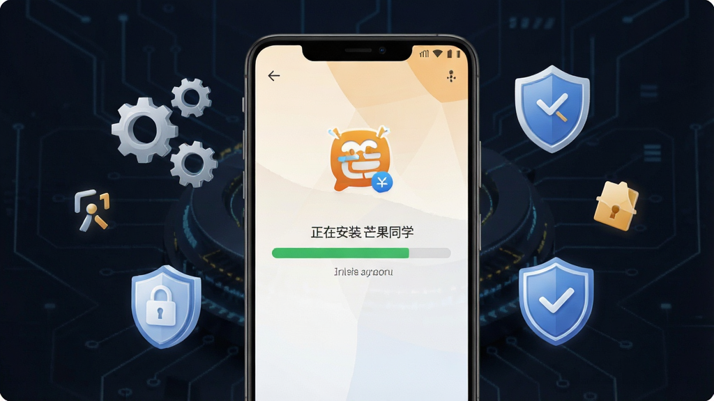 һ��չʾ��׿�ֻ���װ��â��ͬѧ��APP���̵�ͼƬ������������һ���ֻ�����Ļ��ʾ��װ�������͡����ڰ�װ â��ͬѧ�����������ֻ���Χ�г��֡����Ƶ�ͼ�꣬����ϵͳ��װ�밲ȫ��⣬���Ƽ���࣬���ʸɾ����޶���Ԫ�ء�