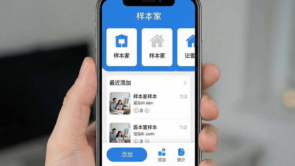 һ���ֻ�Ӧ�ý���չʾͼ�����������ǡ������ҡ�App�������棬������ʾ�������ҡ������֣����沼�ּ�࣬�Ϸ����������࿨Ƭ���м���������ӵ������б����ײ������Ӱ�ť��ͳ��ͼ�꣬�����������ִ���������ɫ���������������ʸɾ��޶���Ԫ��