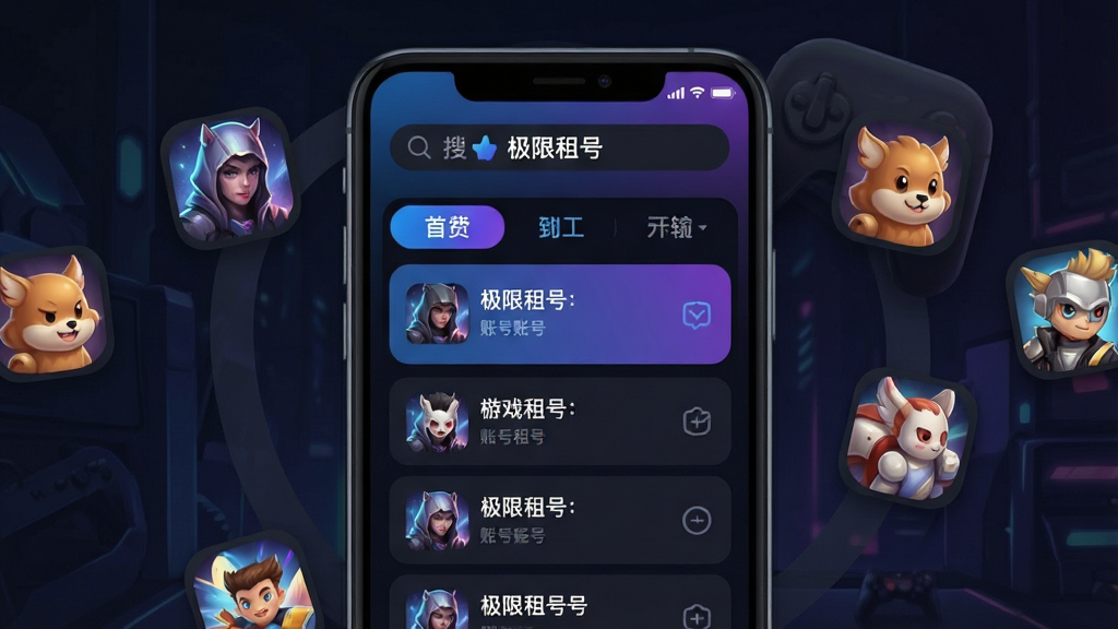 һ��չʾ��������š��ֻ�App�������ͼƬ�������������ֻ���Ļ����Ļ����ʾ��Ϸ�˺��б��ͷ����ǩ����������ɫ�羺���Ϊ�����������Ͻ������ɫ��������������͡�������š����ֱ�ʶ����Χ������������Ϸͼ��Ԫ�أ����岼������������ִ���ƽ��ϸ��Բ�󣬻��ʸɾ����޶���Ԫ�ء�