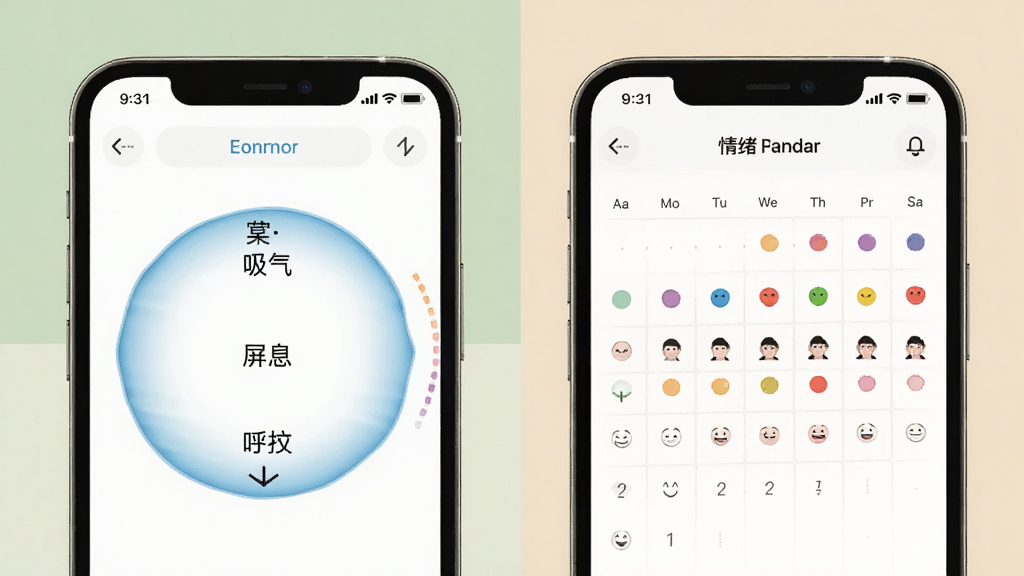 һ��չʾÿ��ڤ��App����ѵ����������¼���ܵ�ͼƬ���ֻ���Ļ�����ʾһ�����ڷŴ�ĺ���ԲȦ����ע��������Ϣ���������Ҳ���ʾ������¼��������ͬ��ɫ��СԲ�������ͬ���飬�����ǵ���ɫ����ɫƴ�ӣ��������ů�������������޶���Ԫ��