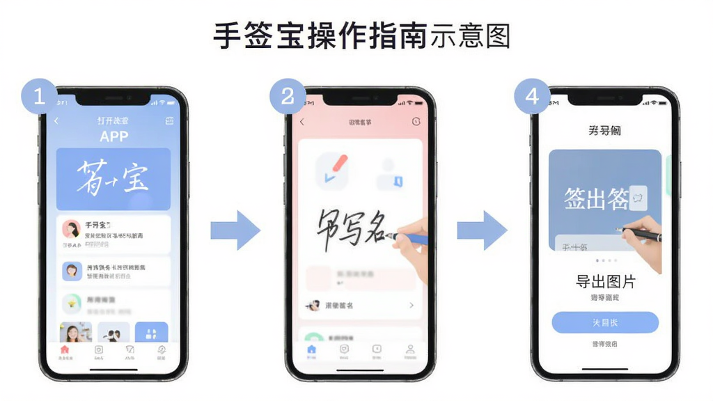 ��ǩ������ָ��ʾ��ͼ���ֻ���Ļ����չʾ�Ӵ�APP����дǩ���ٵ�����ͼƬ���������̣��ֲ����ü�ͷ�����ֱ�ע���������ƽ����ɫ����ͣ����������ɾ��޶���Ԫ��
