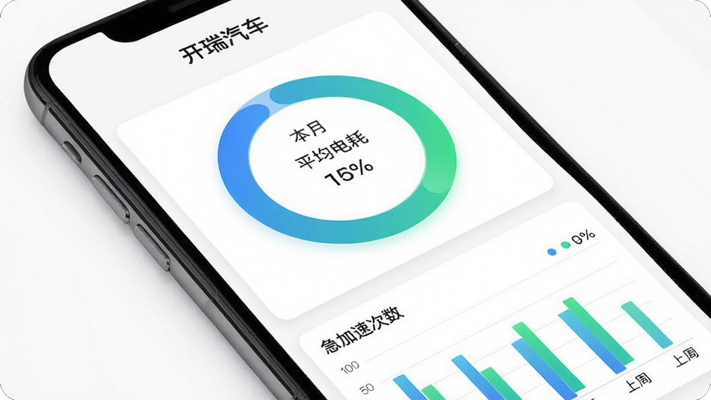 ��������App��ʻ����ҳ�棬�ֻ���Ļ��ʾ����ͼ��չʾ��������̡�ƽ����ĺͼ����ٴ������·�����״ͼ�Ա��������ݣ���Ļ����Ϊ��ɫ��Ƭʽ���֣�������ݿ��ӻ�������ϸ���ϻ���ͼ��ɫΪ��ɫ����ɫ���䣬���ʸɾ��޶���Ԫ�أ����ֱ�ע��������������