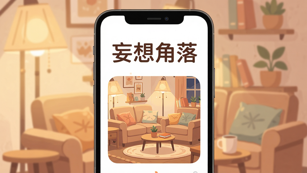 һ��չʾ��������䡱Ӧ���������ͼƬ������Ϊ�ֻ���Ļ���з��ã���Ļ����ʾ��������䡱�ĸ����ֺ���ܰ�Ľ��䳡���廭�����ֲ��þ��й�ͼ���Ű������ˣ����Ϊ����ϵ��ƽ�廭�磬ϸ�ڰ�����͵�ůɫ���ƹ⡢���ʵ�ɳ���ͱ���Ԫ�أ����������ɾ����޶���Ԫ��